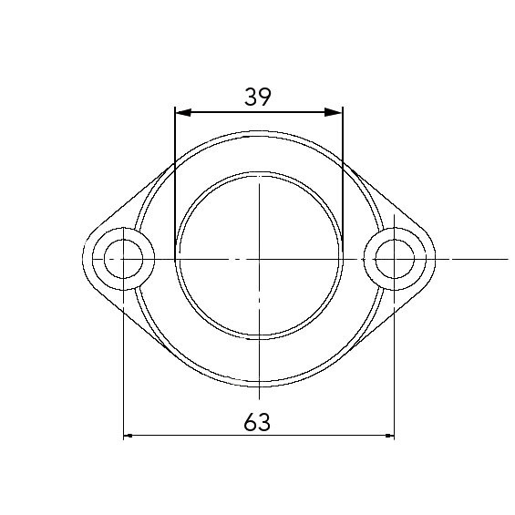 Kimpex Carburetor Adapter Mounting Flange Fits Polaris - 301699