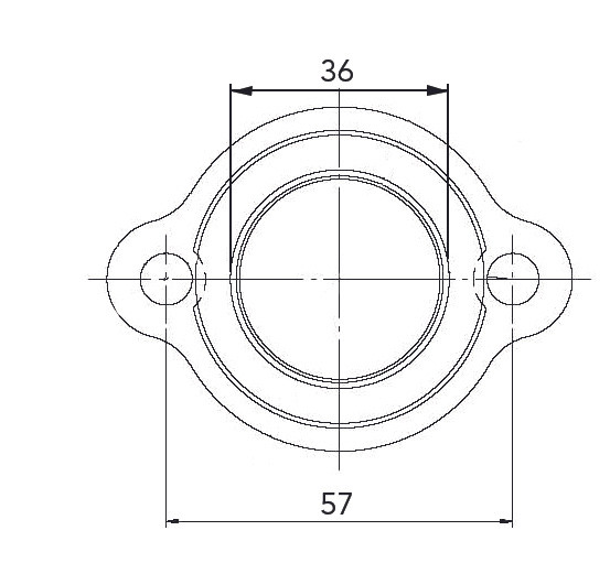 Kimpex Carburetor Adapter Mounting Flange MOTO-SKI, POLARIS, SKI-DOO - 301700