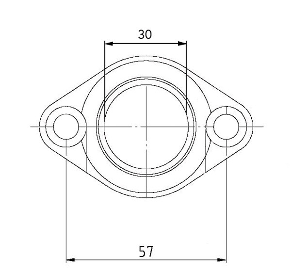 Kimpex Carburetor Adapter Mounting Flange Fits Polaris - 301711