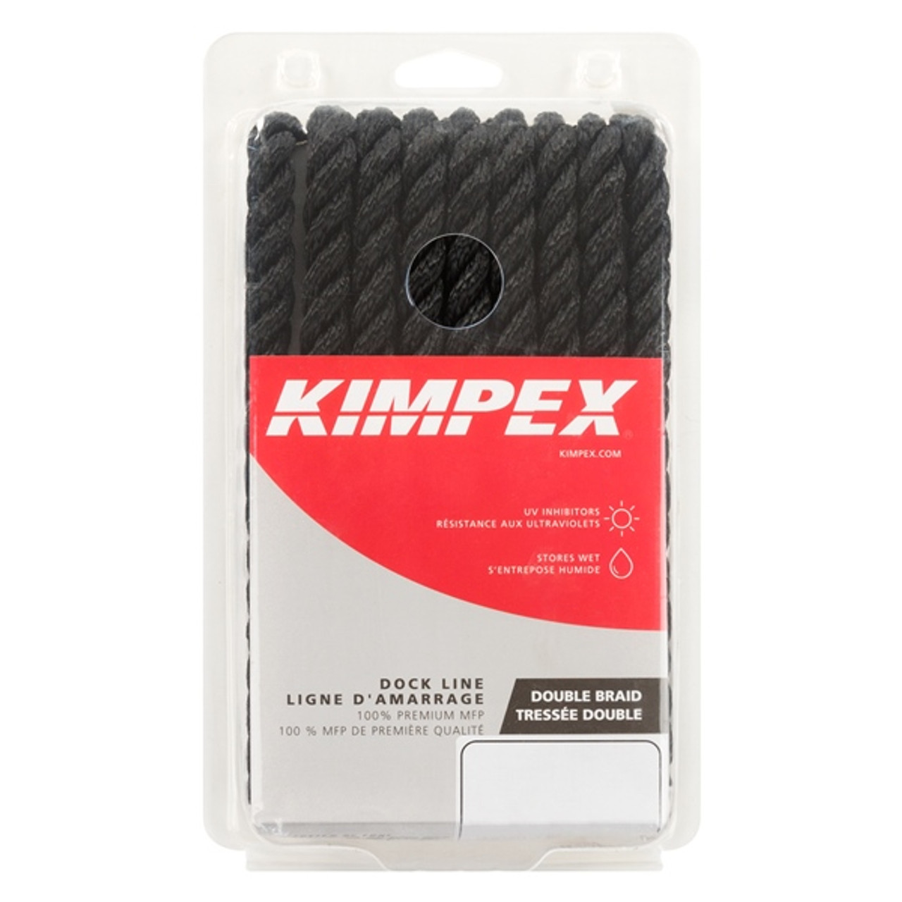 Kimpex 3-Strand Twisted Dock Line 20 ft - 3/8" - Nylon - 3-Strand Twisted - 748560