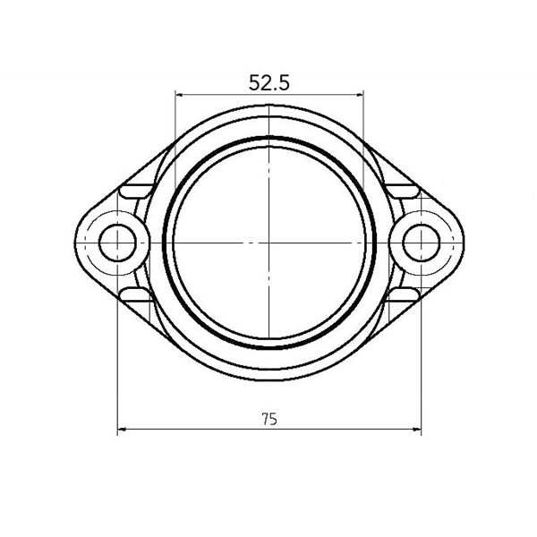 Kimpex Carburetor Adapter Mounting Flange Fits Arctic cat - 301713