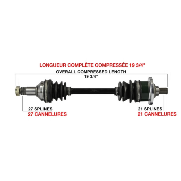 Kimpex Complete Axle ARCTIC CAT - 416051