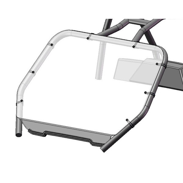 Direction 2 Full Windshield - Scratch resistant ARCTIC CAT - 175303