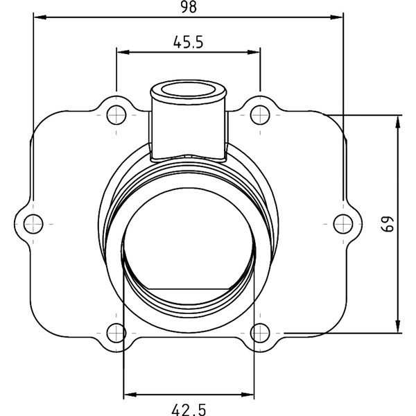 Kimpex Carburetor Adapter Mounting Flange SKI-DOO - 301723