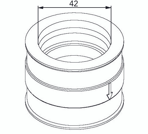 Kimpex Carburetor Adapter Mounting Flange SKI-DOO - 301746