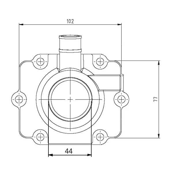 Kimpex Carburetor Adapter Mounting Flange POLARIS - 301736