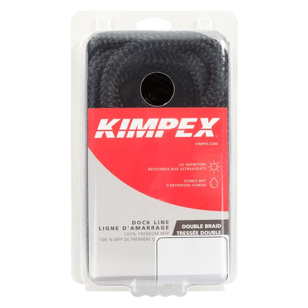 Kimpex Double Braided Dock Line 25' - 1/2" - Nylon - Double Braided - 748578