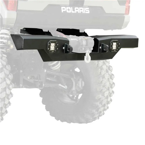 Super ATV Winch Ready Bumper Rear - Steel - Fits Polaris - 315871