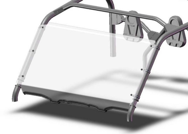Direction 2 Full Windshield - Scratch resistant YAMAHA - 175330
