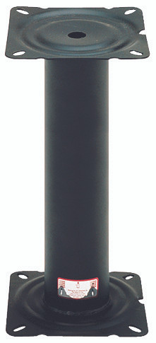 Wise Fixed Black Powder Coated Steel Seat Pedestal - 721229