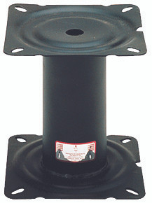 Wise Fixed Black Powder Coated Steel Seat Pedestal - 721230