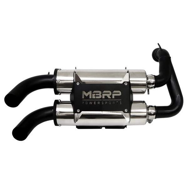 MBRP Powersports PowerTech 4 Slip-on Exhaust POLARIS - 080383