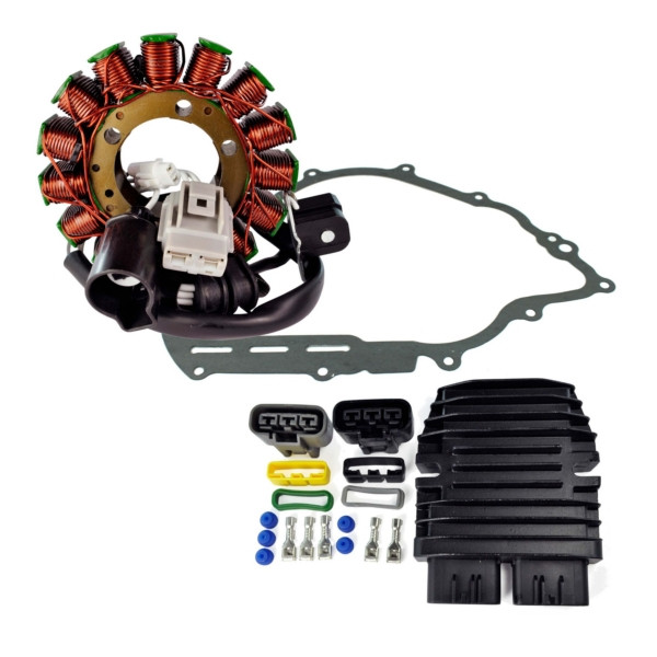Kimpex HD Stator, Mosfet Regulator, Rectifier and Crankcase Gasket Kit Fits Yamaha - 225376 - 225376