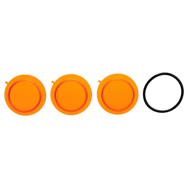 Amber lens kit 2" Mojave Tiger Lights with O-Ring - 351101