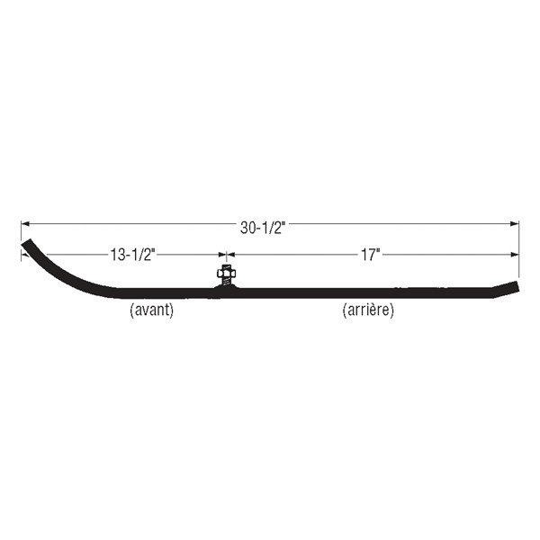 Kimpex Standard Wear Bar Fits Arctic cat - 274326