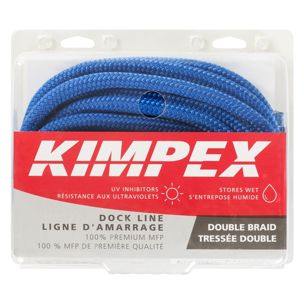 Kimpex Multi-Filament Polypropylene Dock Line 30' - 5/8" - Polypropylene - Multi-filament - 748748