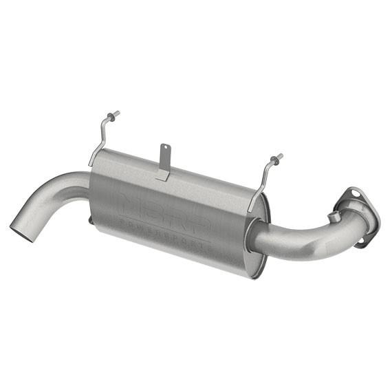 MBRP Powersports PowerTech 4 Slip-on Exhaust Fits Polaris - 080393