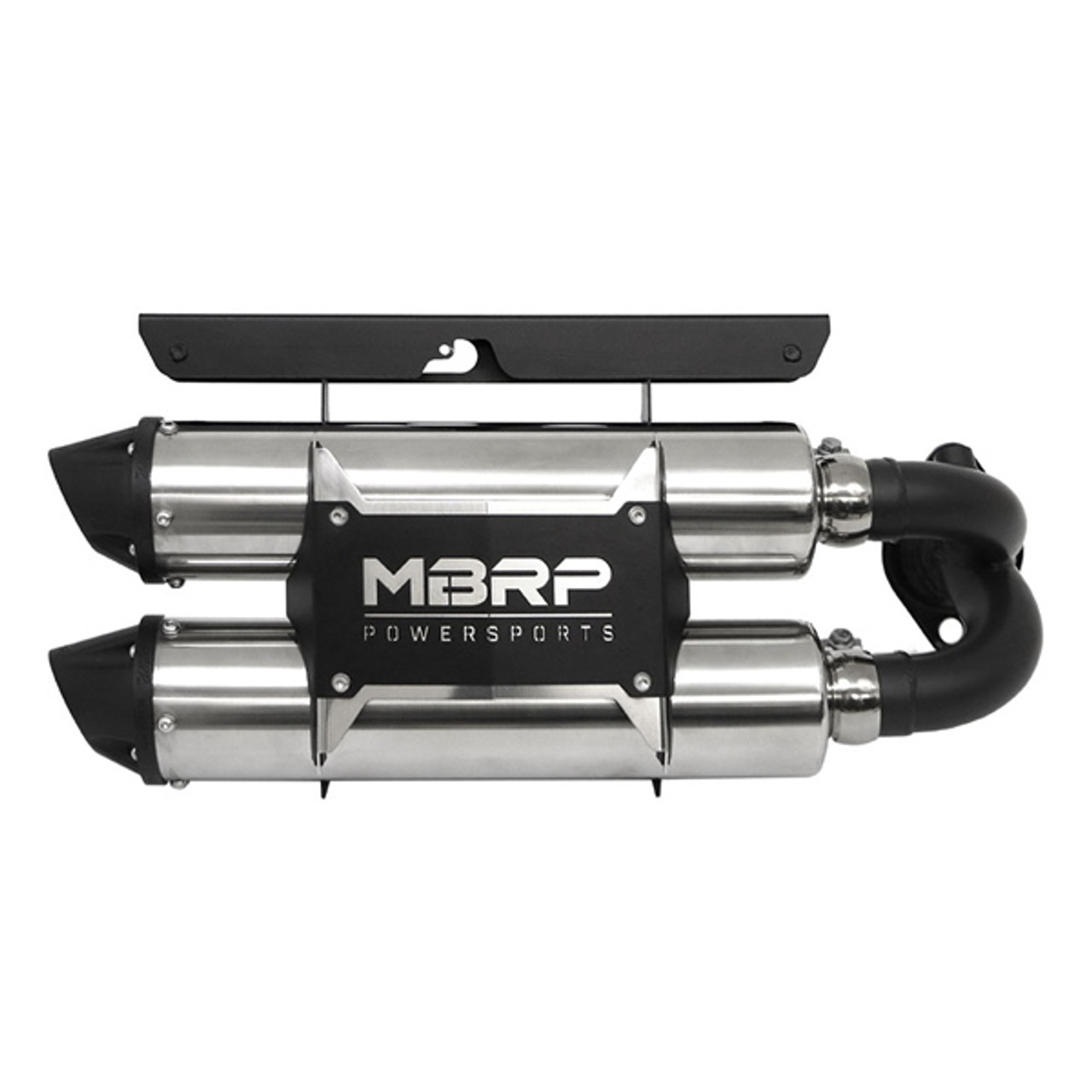 MBRP Powersports PowerTech 4 Slip-on Exhaust Fits Polaris - 080394