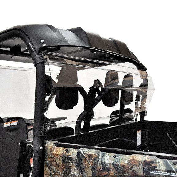 Direction 2 Rear Windshield - Scratch Resistant Fits Yamaha - 175354