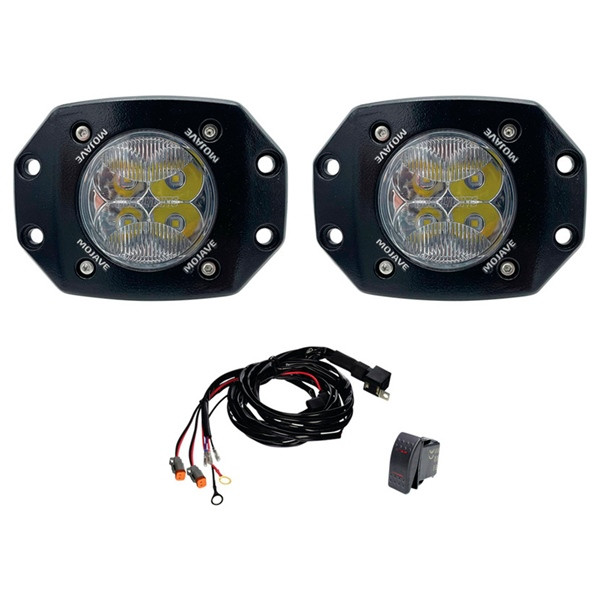 Tiger Lights Dual LED 3" Flush Mount Mojave Series Light - 351123