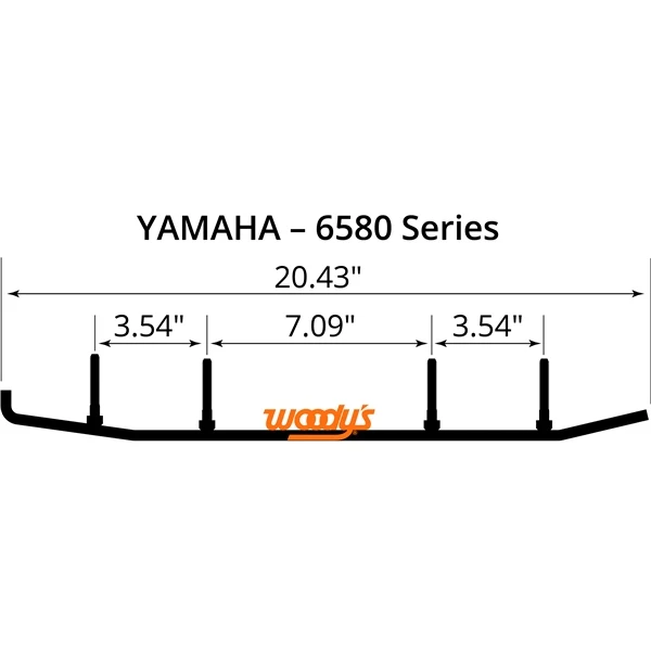 WOODYS Ace Carbide Runner 8HG Single Keel - YAMAHA - 463236