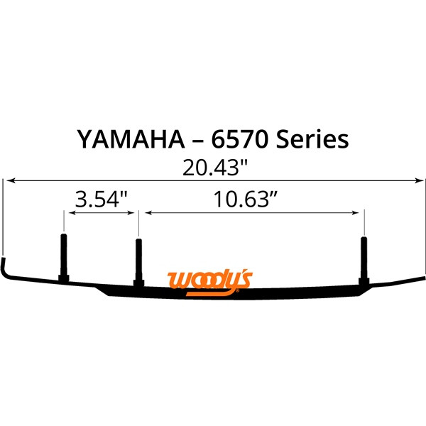 WOODYS Dooly Carbide Runner Wide U lity - YAMAHA - 463242