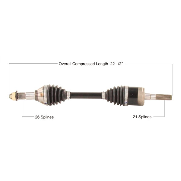 TrakMotive Complete HD Axle CAN-AM (BRP) - 216663
