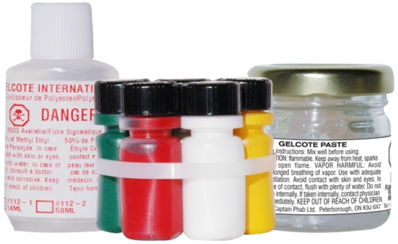 Captain Phab  Gelcote Repair Kit Multi Colour -  - 721576