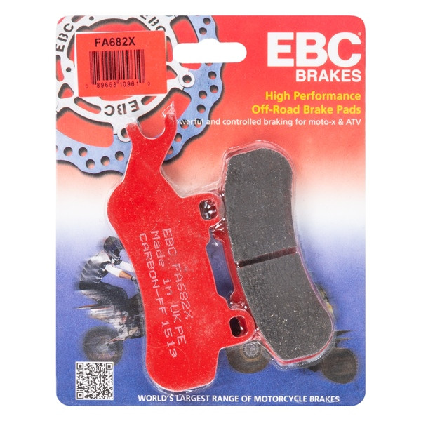 EBC  "X" Carbon Graphite Brake Pad Organic - Front left, Rear left - 125008