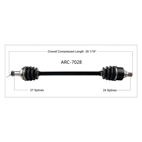 TrakMotive Complete Axle ARCTIC CAT - 216667