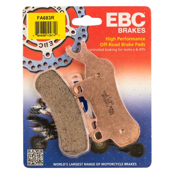 EBC  “R“ Long Life Sintered Brake Pad Sintered metal - Right, Front Right, Rear Right, Rear Outer - 125012