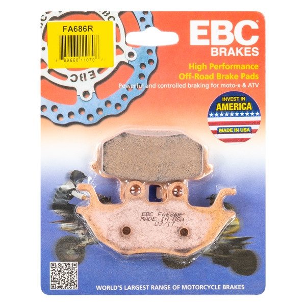 EBC  “R“ Long Life Sintered Brake Pad Sintered metal - Rear Right, Rear left - 125021
