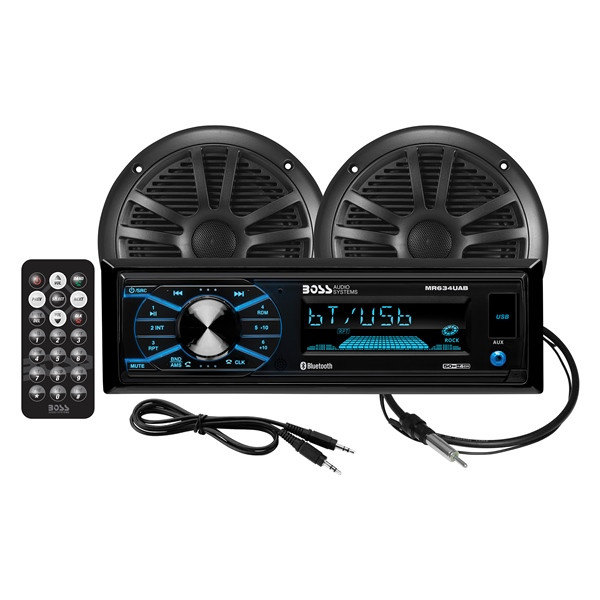 Boss Audio Audio Receiver Kit MCKBK634B.6 Marine - 2 - 200 W - 749000