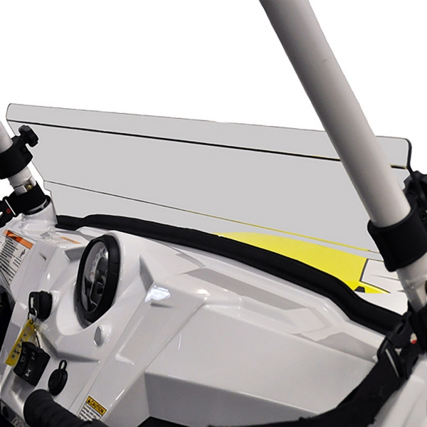 Direction 2 Short Windshield - Scratch Resistant Fits Polaris - 175408