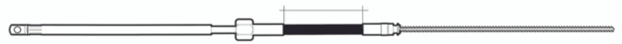 Uflex M66 Universel Rotary Steering Cable - 998004