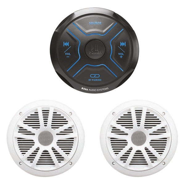 Boss Audio Receiver and Speaker Kit MG150W.6 Marine - 2 - 749010