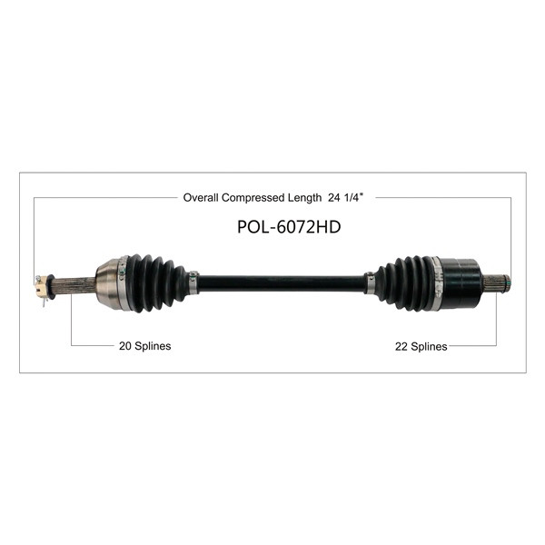 TrakMotive Complete HD Axle POLARIS - 216713