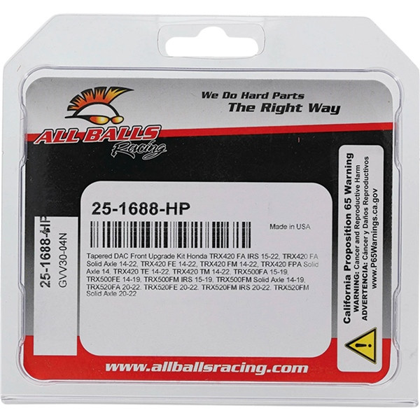 All Balls Tapered DAC Wheel Bearing - 347247