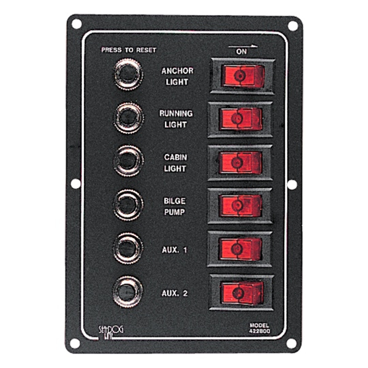 Sea Dog Aluminum Breaker Panel - 702832