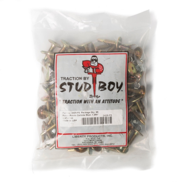 Stud Boy Power Point Push-Through Snow Stud 1.280" - 281990