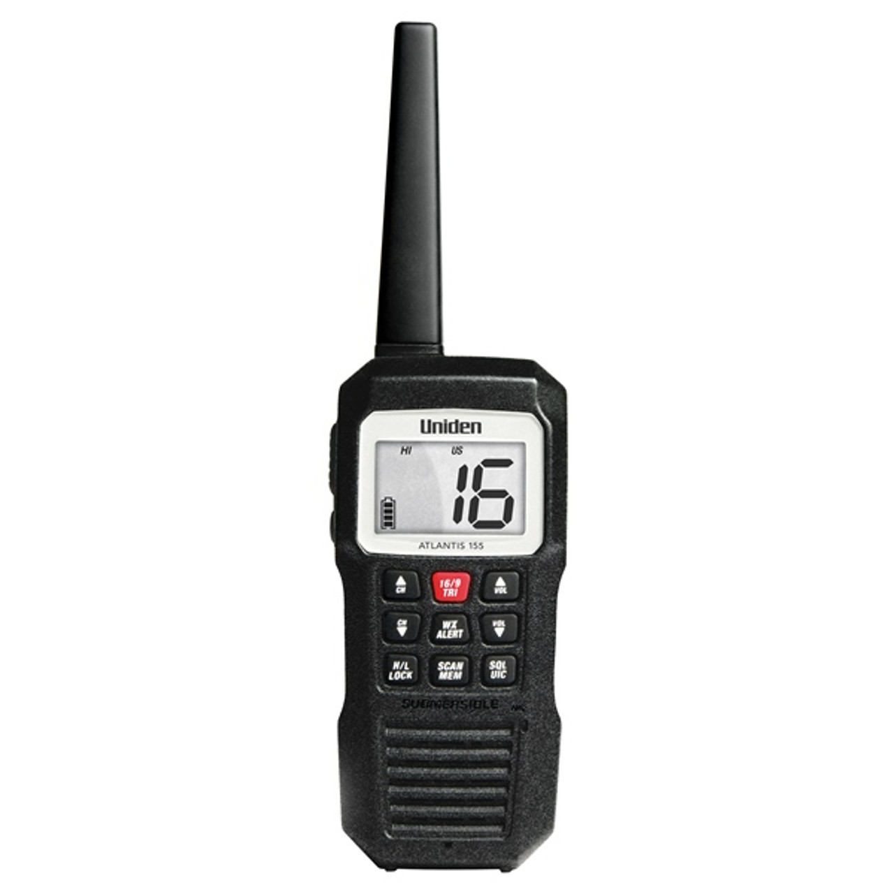 Uniden Atlantis 155 Handheld VHF Radio - 734428 Uniden Atlantis 155 Handheld VHF Radio - 734428