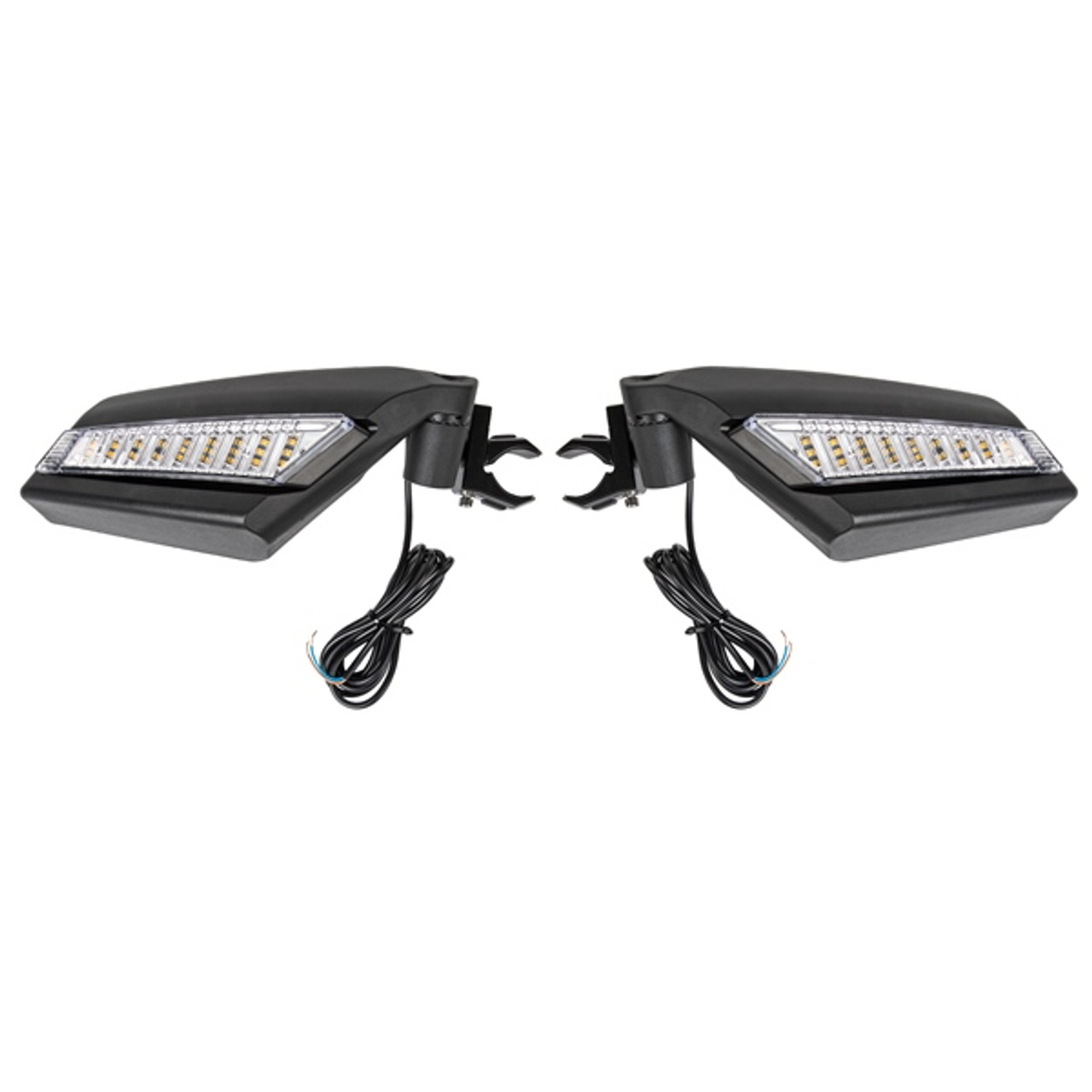 Kimpex Sideview Mirror with Light 1.5"-2" Clamp-On - 283010