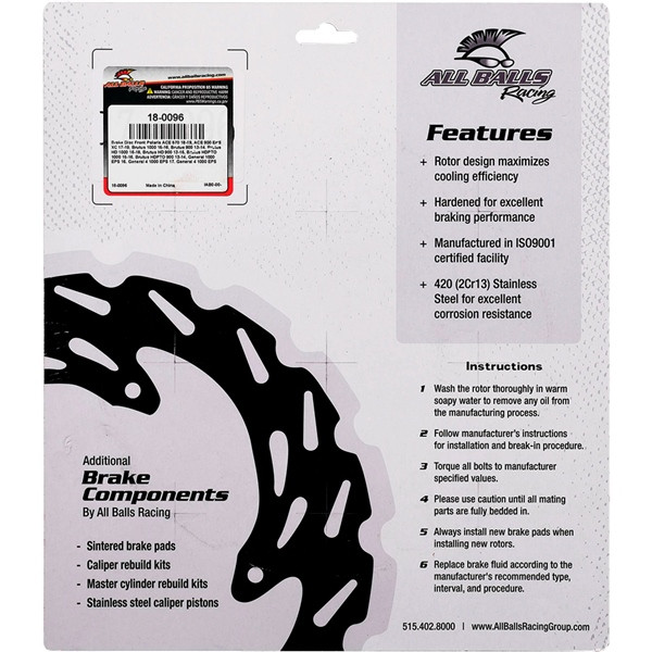 All Balls Brake Rotor POLARIS - Front, Rear - 337951