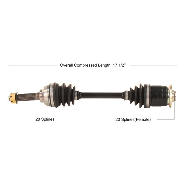 TrakMotive Complete Axle Fits Suzuki - 216736