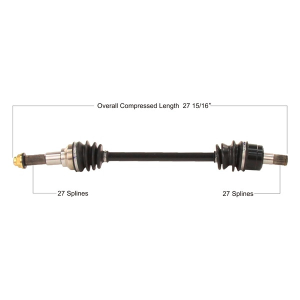 TrakMotive Complete Axle YAMAHA - 216738