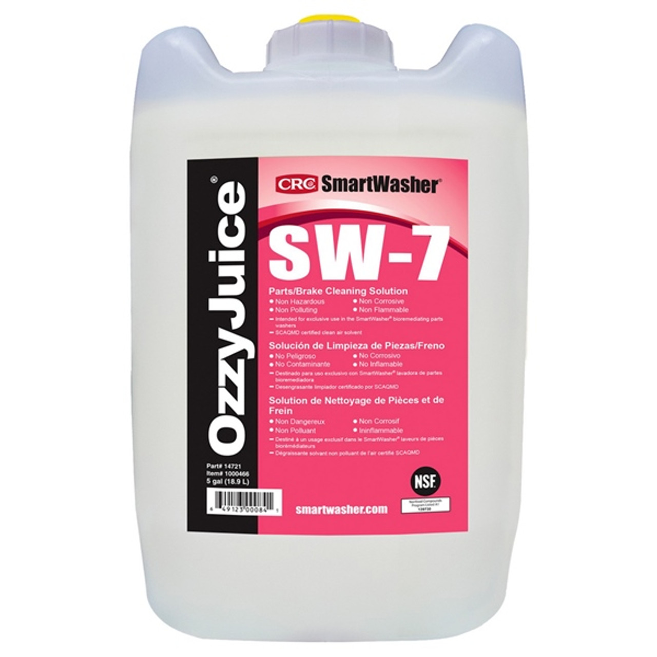 SMARTWASHER Cleaning Solution Ozzy Juice 18.92 L / 5 G - 18.92 L  - 734438