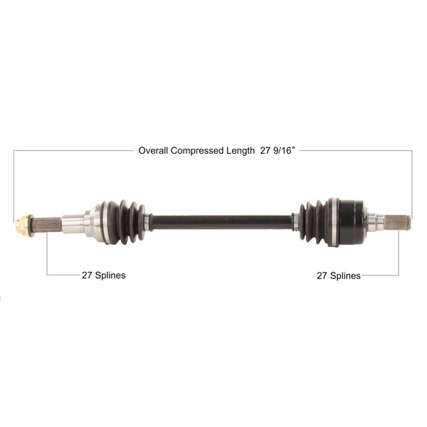 TrakMotive Complete Axle YAMAHA - 216739