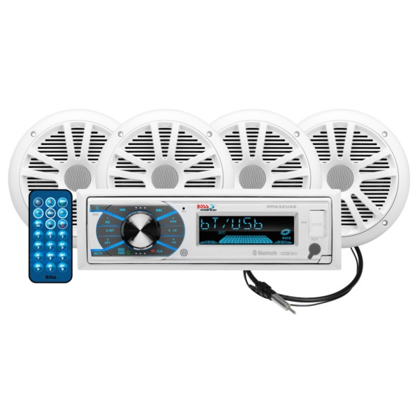 Boss Audio Audio Receiver Kit MCK632WB.64 Marine - 4 - 180 W - 749245