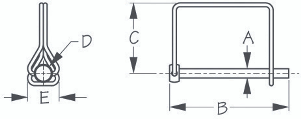 Sea Dog Coupler Lock & Pin - 702922 Sea Dog Coupler Lock & Pin - 702922