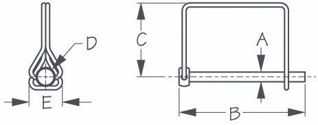 Sea Dog Coupler Lock & Pin - 702922